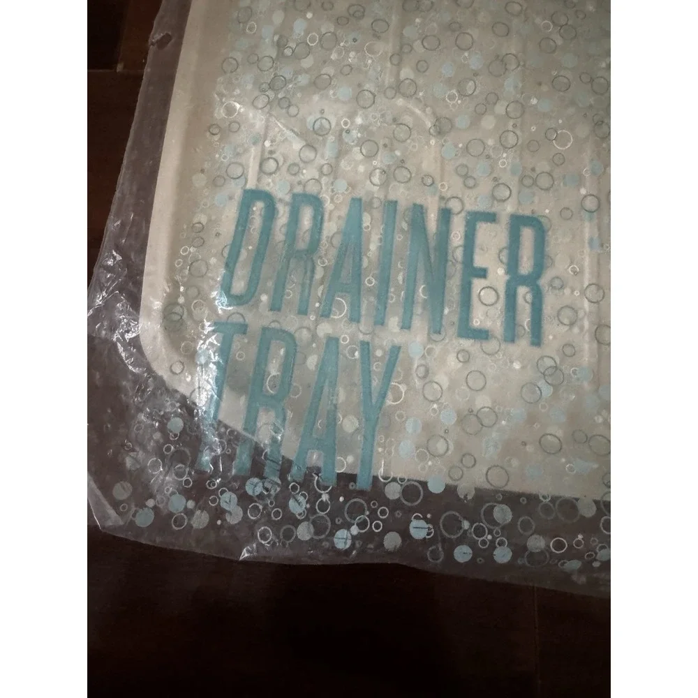 Vintage Martha Stewart Everyday Dish Drainer Tray Beige NIP 2003 Sealed